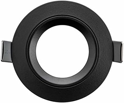SEBSON Downlights with GU10 Lamp Holder - Recessed Ceiling Lights - Spotlight Mounting Frame Aluminium - Hole Ø65mm (min. 60mm, max. 70mm) - Set of 12