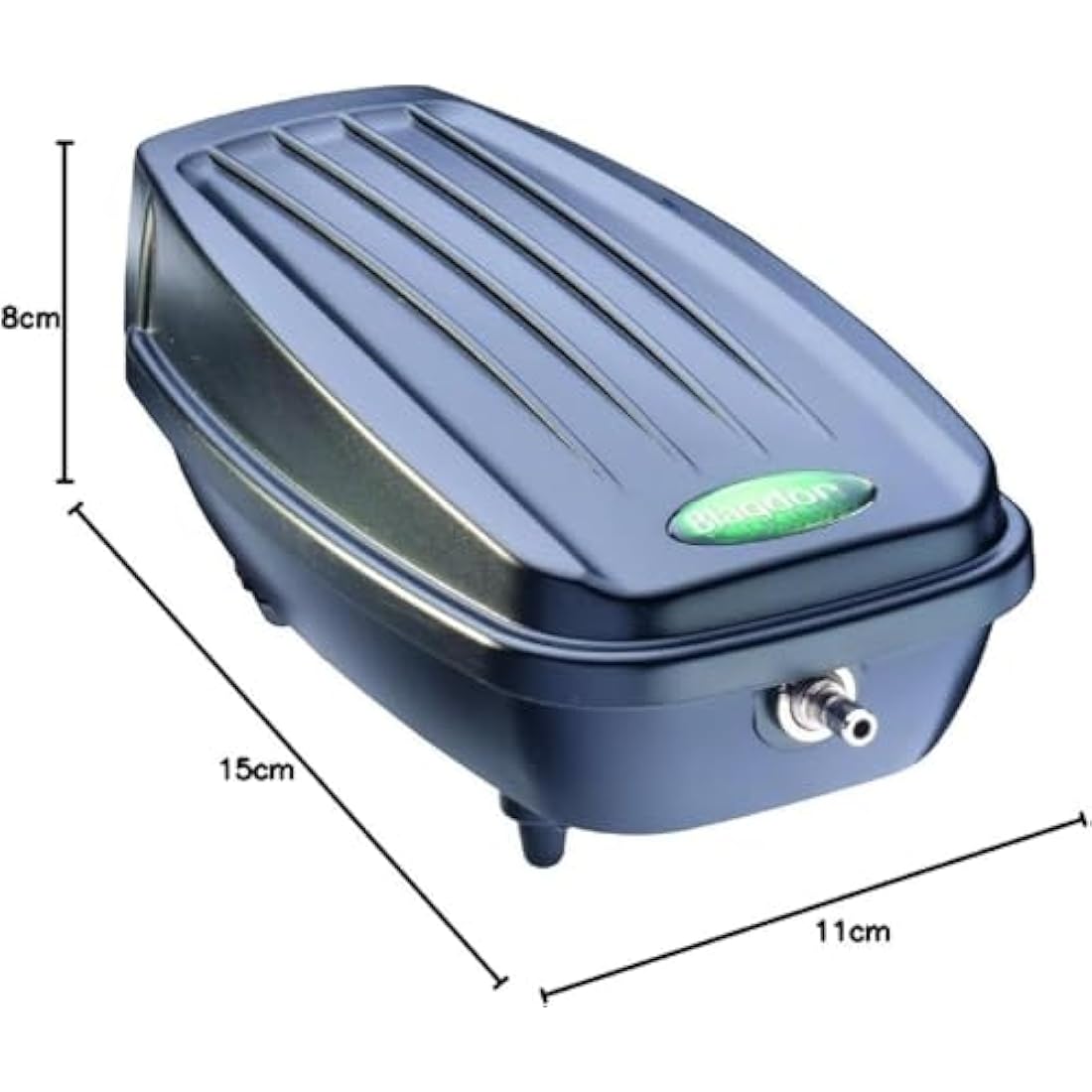 Blagdon Pond Water Oxygenator Kit, 1 Outlet Aeration Air Pump for Small Ponds up to 1000 litres, Green