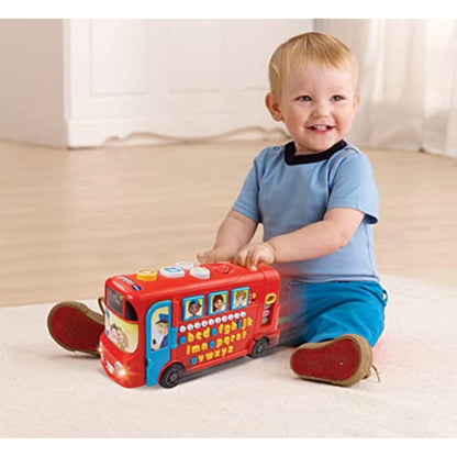 VTech Playtime Bus with Phonics, Educational Toy for Children with Letters, Phonics & the Alphabet, Over 100 Interactive Curriculum Questions, Kids Learning Toy for 2, 3, 4+ Years, English Version