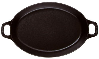 STAUB 40509-341-0 Oven dish Oval 28cm Black