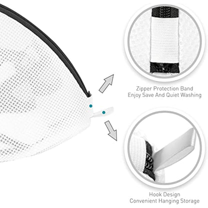Prezon Premium Laundry Mesh Bag for Shoes or Sneaker, Multi Protection Wash Laundry Net With Durable Zipper Laundry Bag for Travel - 2 Set