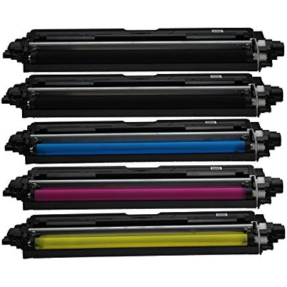 5 XXL Toner compatible for Brother TN-242 / TN-246 | for Brother HL-3142cw, DCP-9022cdw, MFC-9142cdn, MFC-9332cdw, MFC-9342cdw / cartridges black(2), cyan, magenta, yellow