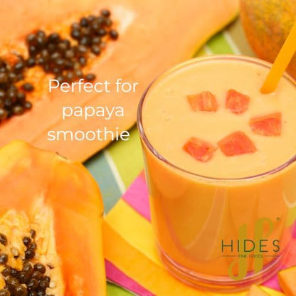 Hides Fine Foods - Dried Sweetened Papaya 500g - Suitable for Vegetarians - Baking - Granola - Breakfast - Snacking - Desserts- Good Source of Vitamin C.