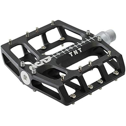 NC-17 Sudpin IV XL TNT Aluminium Platform Pedals/Mountain Bike Pedal/BMX Pedal/Flat Height 17.7 mm/Fail Safe System/Precision Bearing + Cr-Mo Axle/Includes Spare Pins