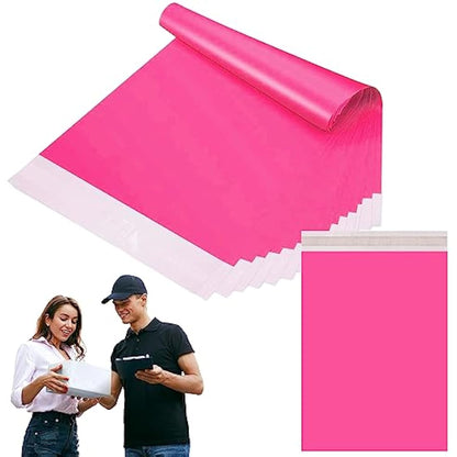 50p 35x45cm Hot Pink Vinted Postage Bags Mailing Bags for Clothes,Mailing Poly Postal Self Seal Bag,Parcel Shipping Bags Strong Packaging Bag Delivery Bags Plastic Envelopes for Posting Clothes Parcel