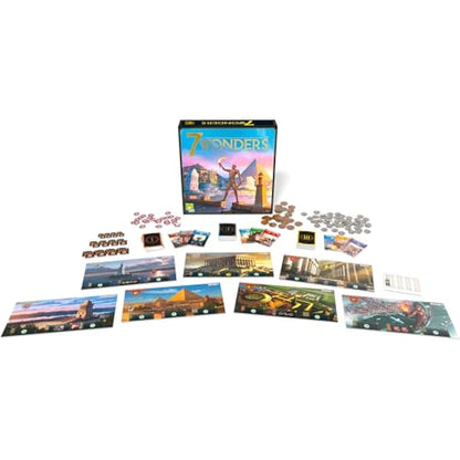 Repos Production | 7 Wonders | Board Game | Ages 10+ | 3-7 Players | 30 Minutes Playing Time