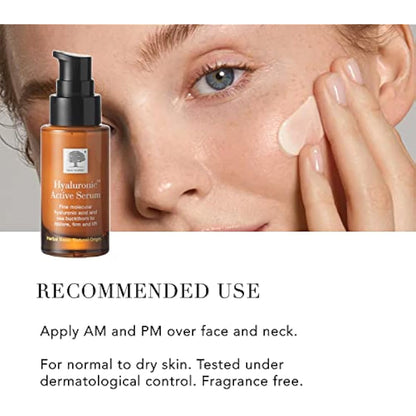 New Nordic Hyaluronic Active Serum with Hyaluronic Acid to Help Hydrate & Firm Skin - Reduces the Visibility of Wrinkles - Odour Free - 30ml