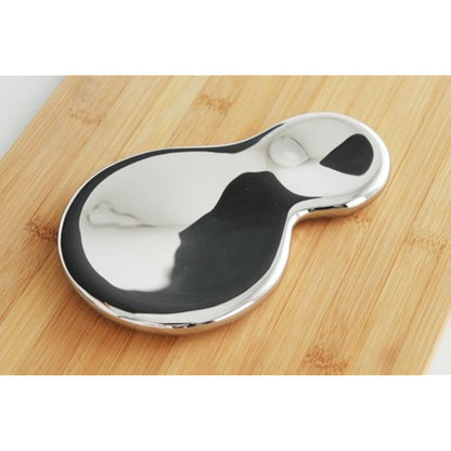 Alessi T-1000 - Design Spoon Holder, 18/10 Stainless Steel, Silver