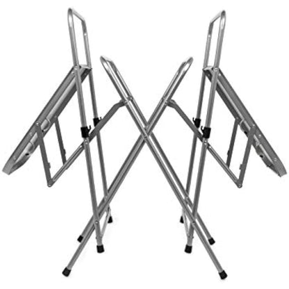 Camco Olympian Deluxe Portable Grill Table | Provides Plenty of Room for Grilling Gear | Ideal for Picnics, Camping, Boating, Tailgating, and Backyard BBQs | (57293)