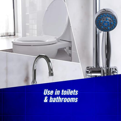 Domestos Power Foam Citrus Blast Upside Down Spray bleach-free toilet & bathroom cleaner eliminates 99.99%* of germs 6x 450 ml