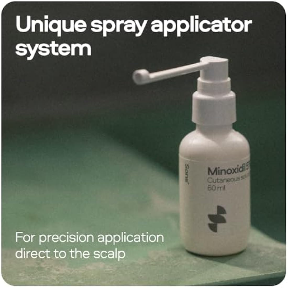 Sons Minoxidil 5% Cutaneous Solution for Men, Hair Regrowth & Thickener Formula, For Hair Loss & Thinning, Reactivates Shrunken Follicles, Precision Application System, 1 Month Supply Made in Europe