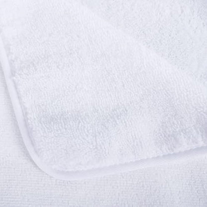 POLYTE Quick Dry Lint Free Microfibre Bath Towel, 76 x 145 cm, Pack of 4 (White)