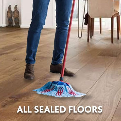 Vileda SuperMocio 3Action XL Mop Refill - Pack of 2 - Fits all SuperMocio Mops- Authentic Vileda Mop Head Replacement - Machine Washable - Advanced Microfibre Technology