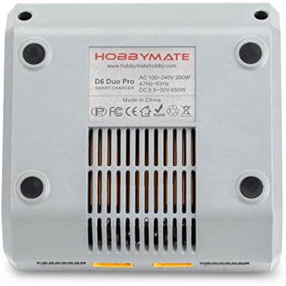 HOBBYMATE D6 Duo Pro RC Hobby Lipo Battery Charger Support AC/DC Input