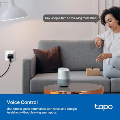 Tapo P110 (4-Pack) Smart Plug, WiFi Plug, Energy Monitoring, Electricity Usage Monitor, App Remote Control, Alexa Plug, Voice Control with Alexa & Google, Away Mode, Scheduling & Timer, Device Sharing