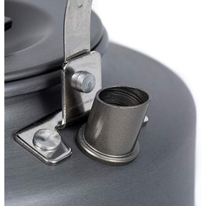 Camping and Fishing Lightweight Aluminium Convection Fast Boil Kettle - CarpLife Hand Finished in the UK Rapid Boil Convection Fishing Kettle 1.1L Capacity - USA 550 Paracord Handle