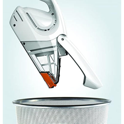 Vax Gator Cordless Handheld Vacuum Cleaner | Lightweight, Quick Cleaning | Built-in Crevice Tool - H85-GA-B10, 0.3 Litre, White and Orange
