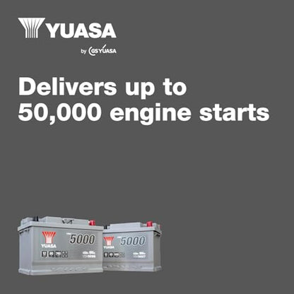 Yuasa YBX5096 12V 80Ah 740CCA Silver High Performance Sealed Maintenance Free Car Battery