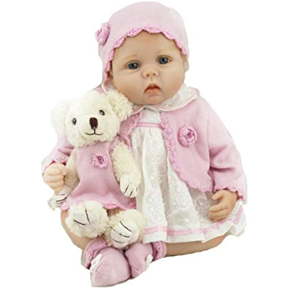 ZIYIUI Lifelike 22inch Reborn Baby Dolls Like a Real Baby Silicone Vinyl Newborn Baby Reborn Dolls Realistic Newborn Baby Dolls(Baby Reborn)