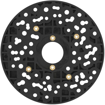 Trend Large Universal Plunge Router Sub-Base, 180mm, Enhanced Compatibility for 1/2 Inch Plunge Routers, UNIBASE/180