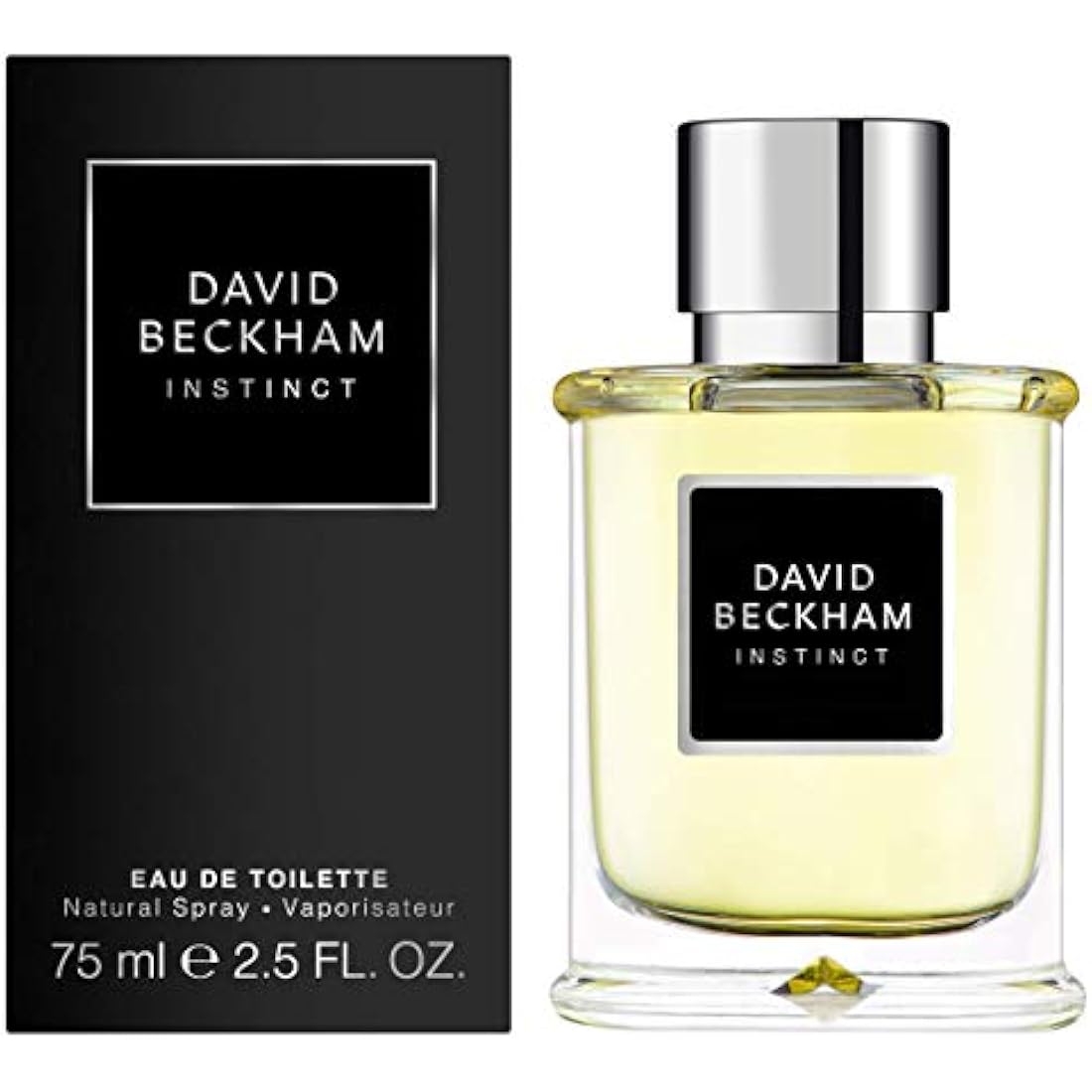 DAVID BECKHAM Instinct - Eau De Toilette For Men - Woody Aromatic Perfume With Notes Of Bergamot, Star Anis, Vetyver - Long-lasting - 75ml