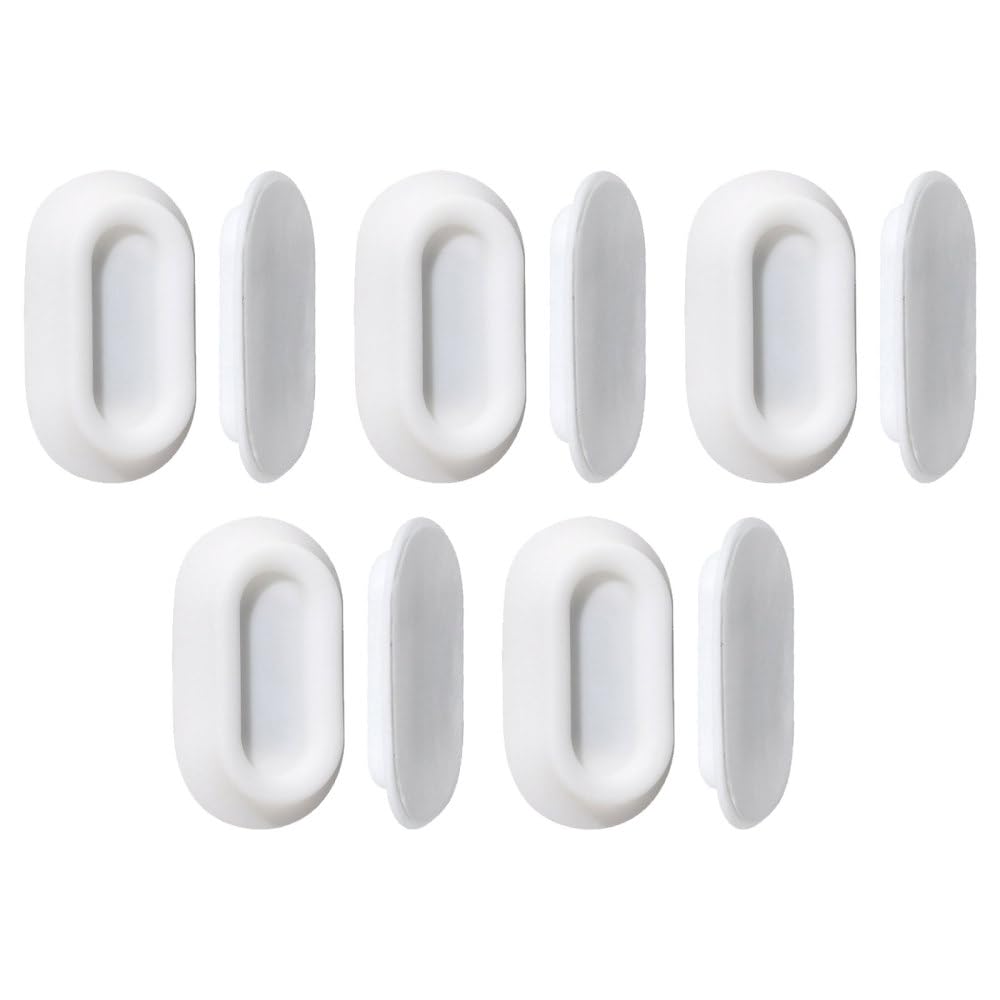 Magnetic Remote Control Holder, 5PCS Self-Adhesive Remote Control Wall Mount Silicone Electric Toothbrush Hangers for Bathroom Kitchen Living Room