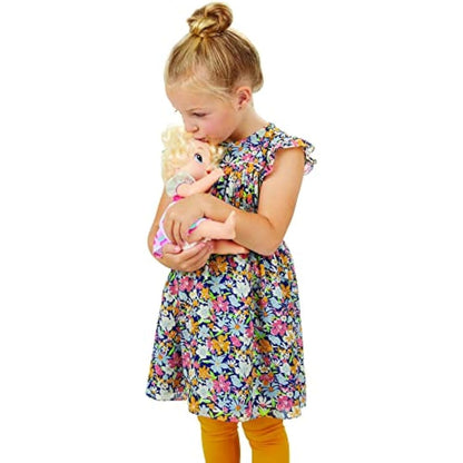 Baby Alive Magical Mixer Baby Doll Strawberry Shake with Blender Accessories, Drinks, Wets, Eats, Blonde Hair Toy for Children Aged 3 and Up