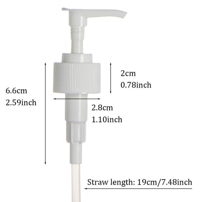 1000ml Shampoo Pump Dispenser, Fit 28mm Standard Screw Top Bottles, 3 PCS