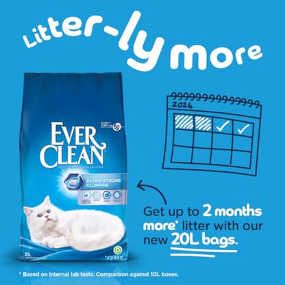 Ever Clean Clumping Cat Litter, Extra Strong Scented 20L