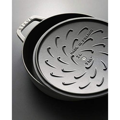 STAUB 1004752 Cast Iron Chistera, Graphite-Grey, 28 cm