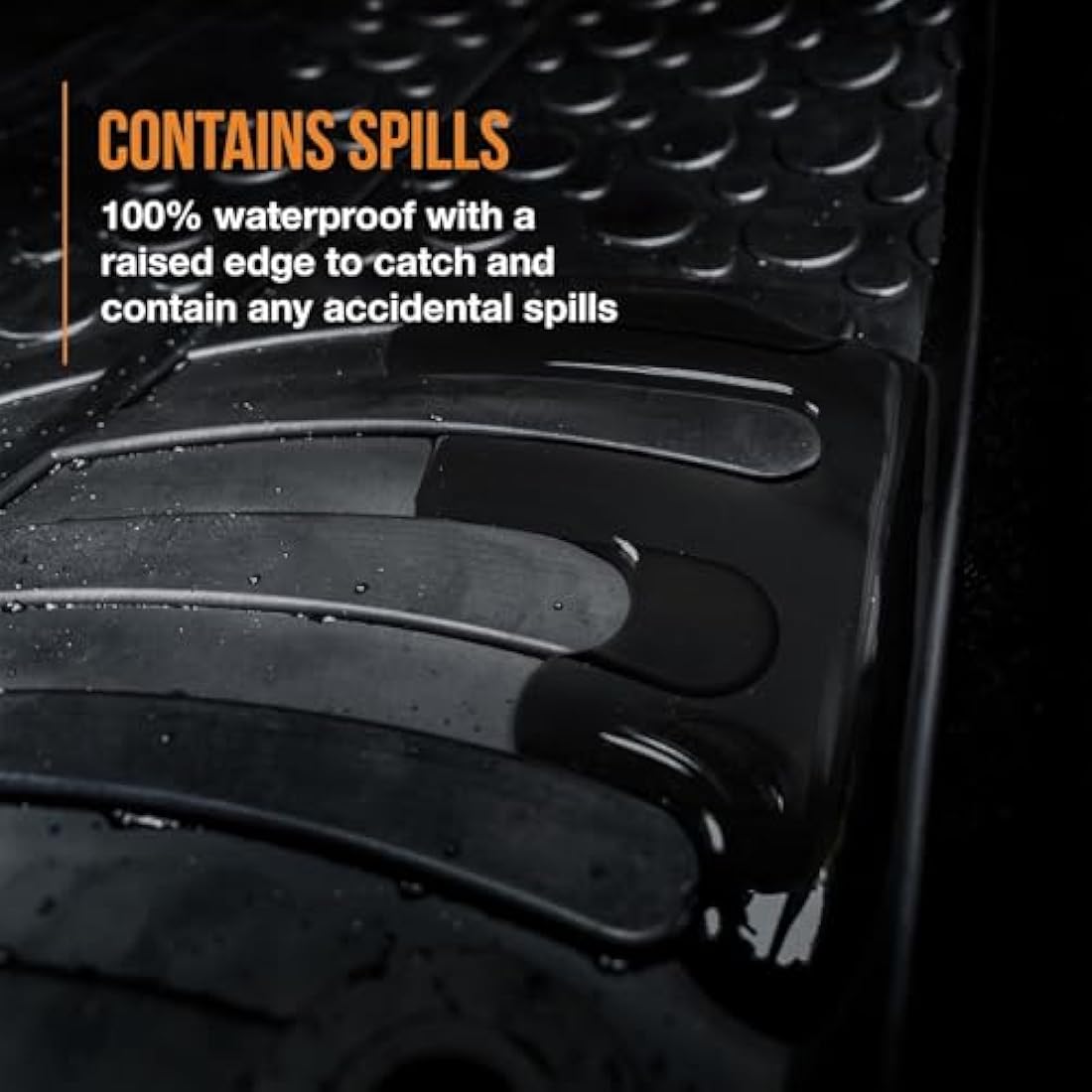 TRAVALL Rubber Car Mats (set of 4) compatible with Nissan Juke (2010-2019) Heavy Duty Floor Mats Moulded Premium Mats Easy Clean Black with Clips - Anti Slip All-Weather Protection