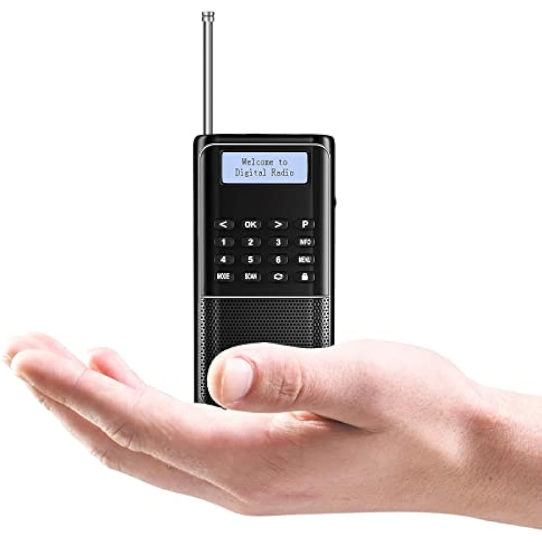 RD23 Portable Digital DAB DAB+ FM Radio with Built-in Bluetooth MP3, Battery Powered