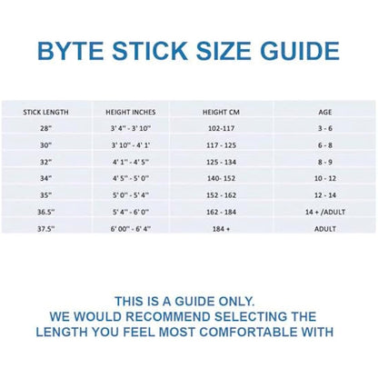 BYTE HX2 COMPOSITE HOCKEY STICK BLUE