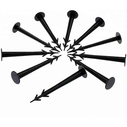 Ram ® 100 x Weed Fabric Garden Pegs Membrane Control Anchor Pegs Tarpaulin Pegs