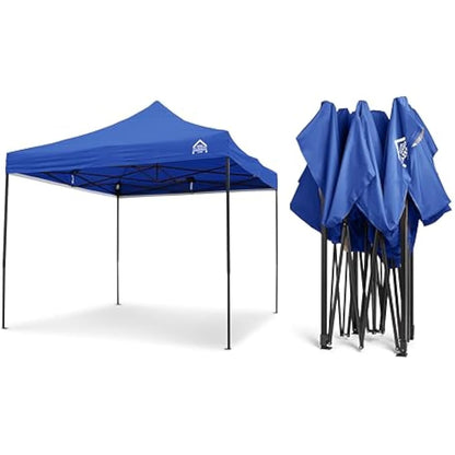 All Seasons Gazebos 3x3m Heavy Duty Fully Waterproof Pop up Gazebo With Accessory Pack - Royal Blue