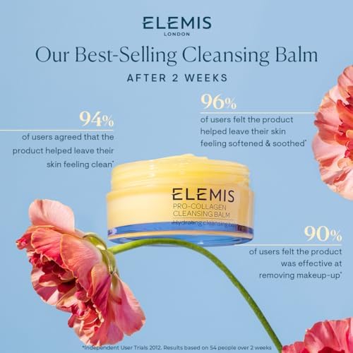 ELEMIS Pro-Collagen Cleansing Balm – Original, Rose, Fig & Fragrance-Free – Nourishing Makeup Remover & Deep Cleansing Balm, 100g