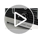 Russell Hobbs Inspire 4 Slice Toaster (Extra wide slots, High lift feature, 6 Browning levels, Frozen/Cancel/Reheat function with Blue LED illumination, 1800W, Black textured high gloss) 24381