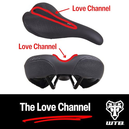 WTB Pure Medium Cromoly Black Saddle, Cromoly/Black