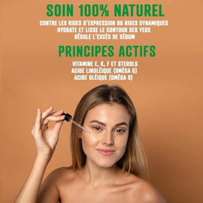 Best Anti-ageing Oil, Organic Prickly Pear Seed Oil │ Top 1 Anti-wrinkle and Concealer Treatment │ Cold-pressed, Certified 100% Pure and Natural Organic │ Extra Virgin, Vegan (100 ml)