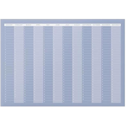 Busy B A3 Desk Pad in Floral with 36 Tear-off Sheets, Reminders, Notes and Handy Year Planner