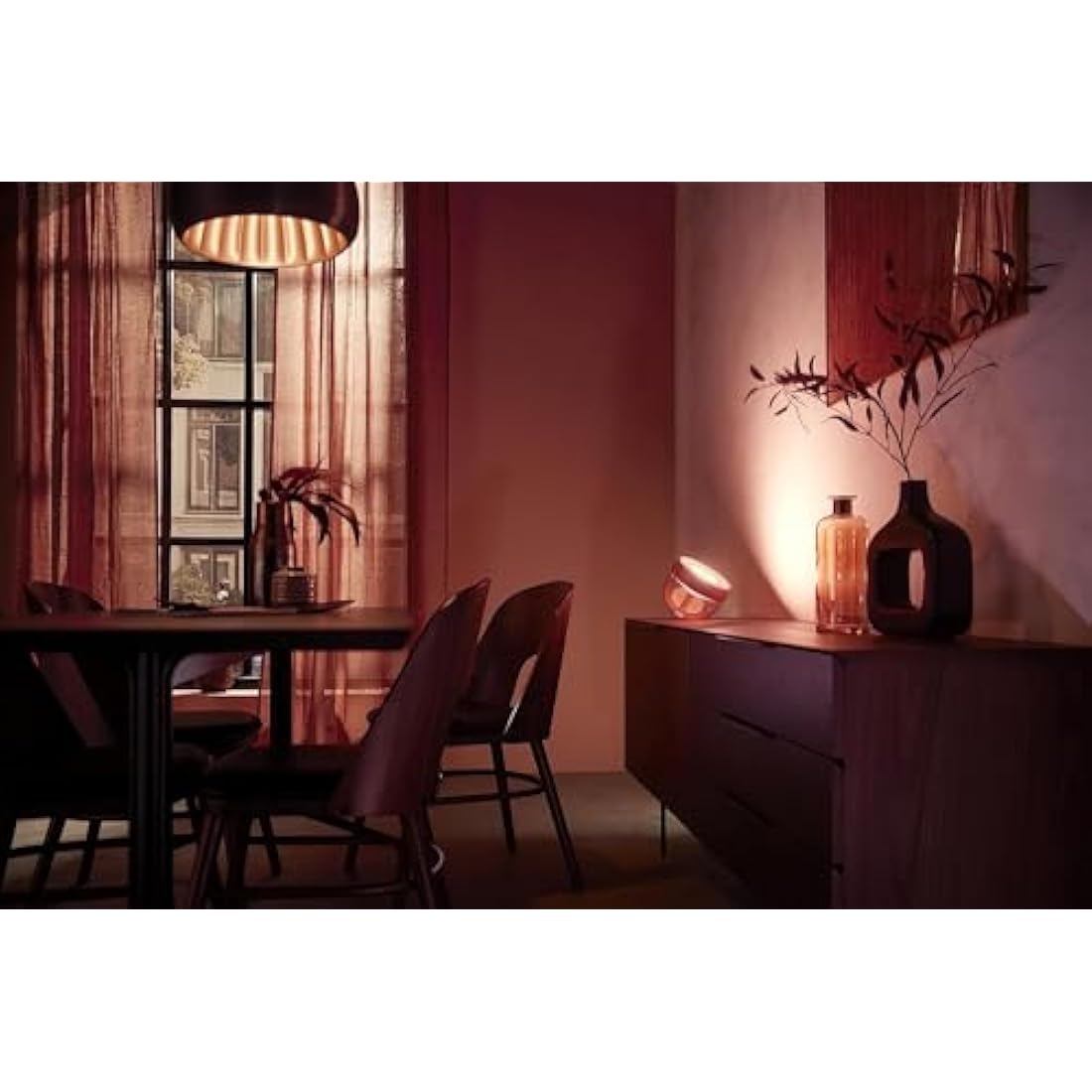 Philips Hue Iris White and Colour Ambiance Smart Table Light v4 [Copper] with Bluetooth. Works with Alexa, Google Assistant and Apple Homekit