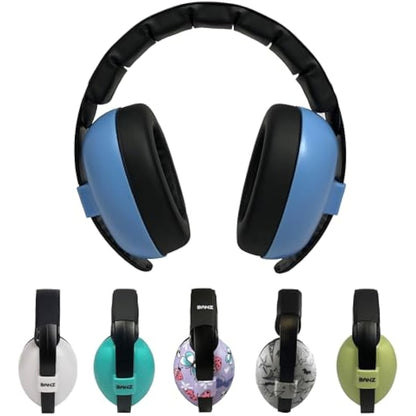 Banz Baby Ear Defenders - Noise Cancelling Baby Headphones for 0-36 Months, NRR 21dB - Lightweight Over-Ear Design with Soft Headband and Cushion Cups