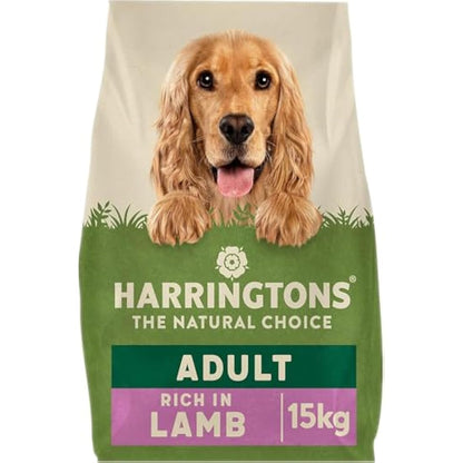 Harringtons Complete Dry Adult Dog Food Lamb & Rice 15kg - Made with All Natural Ingredients