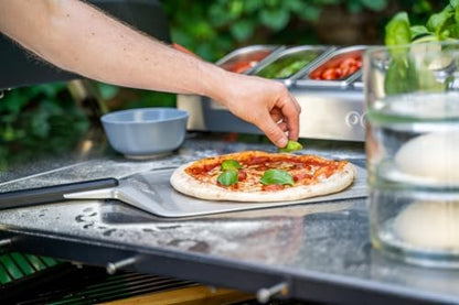 Ooni 16" Pizza Peel – Long Handle Super Smooth Aluminium Pizza Paddle – Lightweight Pizza Turning Peel Outdoor Pizza Oven Accessories…