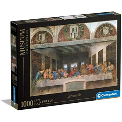 Clementoni - 31447 - Museum Collection puzzle for adults and children- Leonardo: The Last Supper - 1000 Pieces