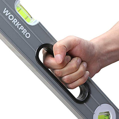 WORKPRO 3-Piece Spirit Level Set(9", 16", 24")， W002900A , Grey