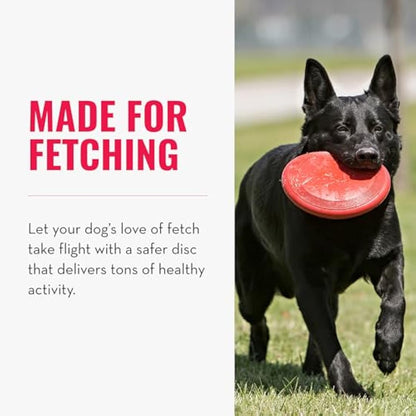 KONG Flyer - Durable Dog Toy for Outdoor Playtime - Natural Rubber Flying Disc for Fetch - For Medium/Large Dogs