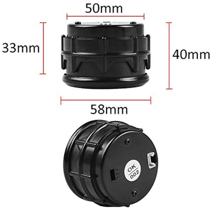 Mintice Universal Car Automotive 2" 52mm Digital Blue LED Light Display Exhaust Gas Temperature Gauge Meter EGT EXT Sensor