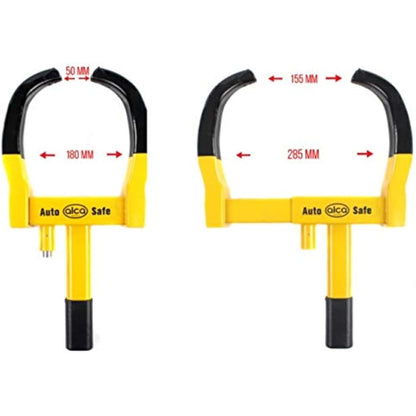 Car Motorhome Trailer Wheel Clamp Extendable Heavy Duty Anti Theft Protection 2 Keys Alca Germany A306000