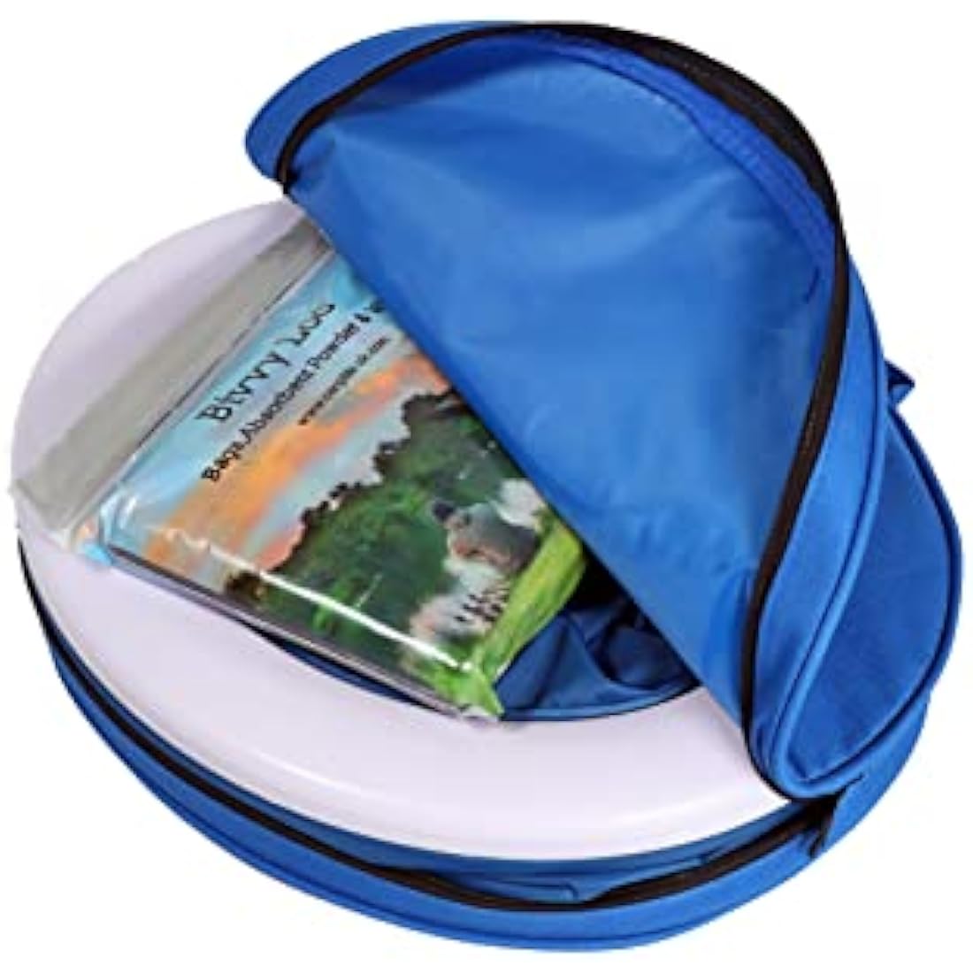 Bivvy Loo Portable Camping Toilet - Folds Away Flat - Supports Over 150kg (Blue)